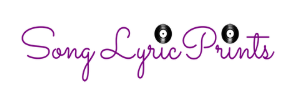 Song Lyric Prints